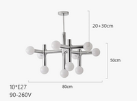 Suspension Chromées : Design Moderne et Créatif
