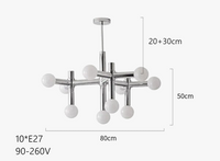 Suspension Chromées : Design Moderne et Créatif