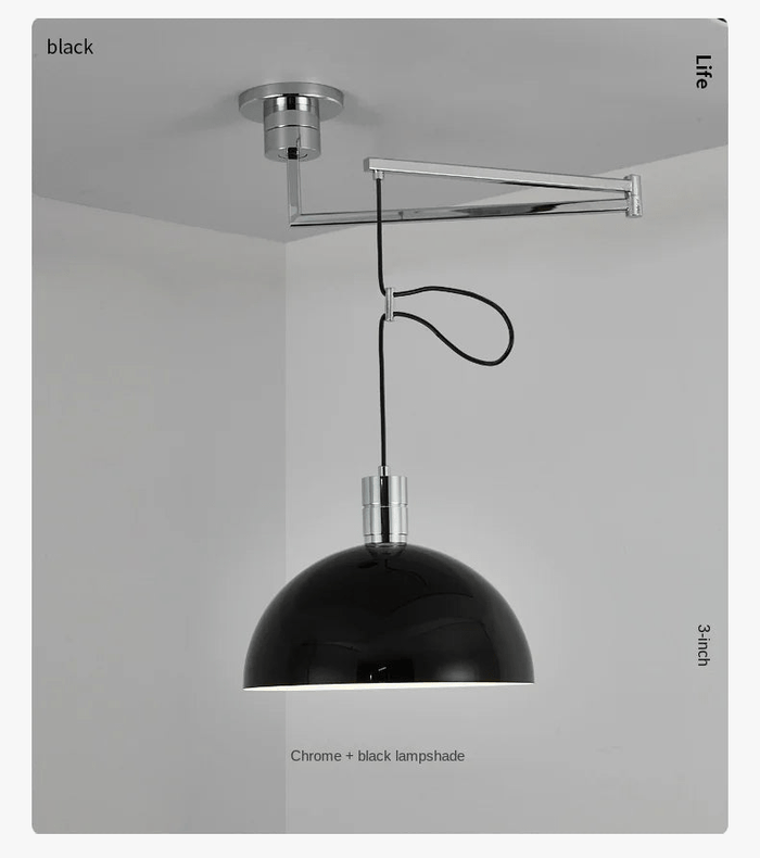 Suspension chromée à long bras réglable. | Marco Lucetti