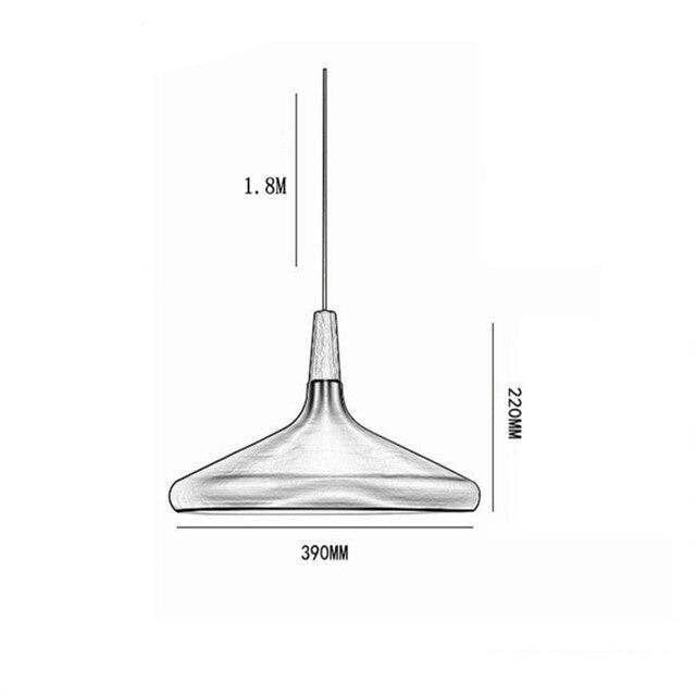 Suspension Chromée en Aluminium et Bronze. | Marco Lucetti