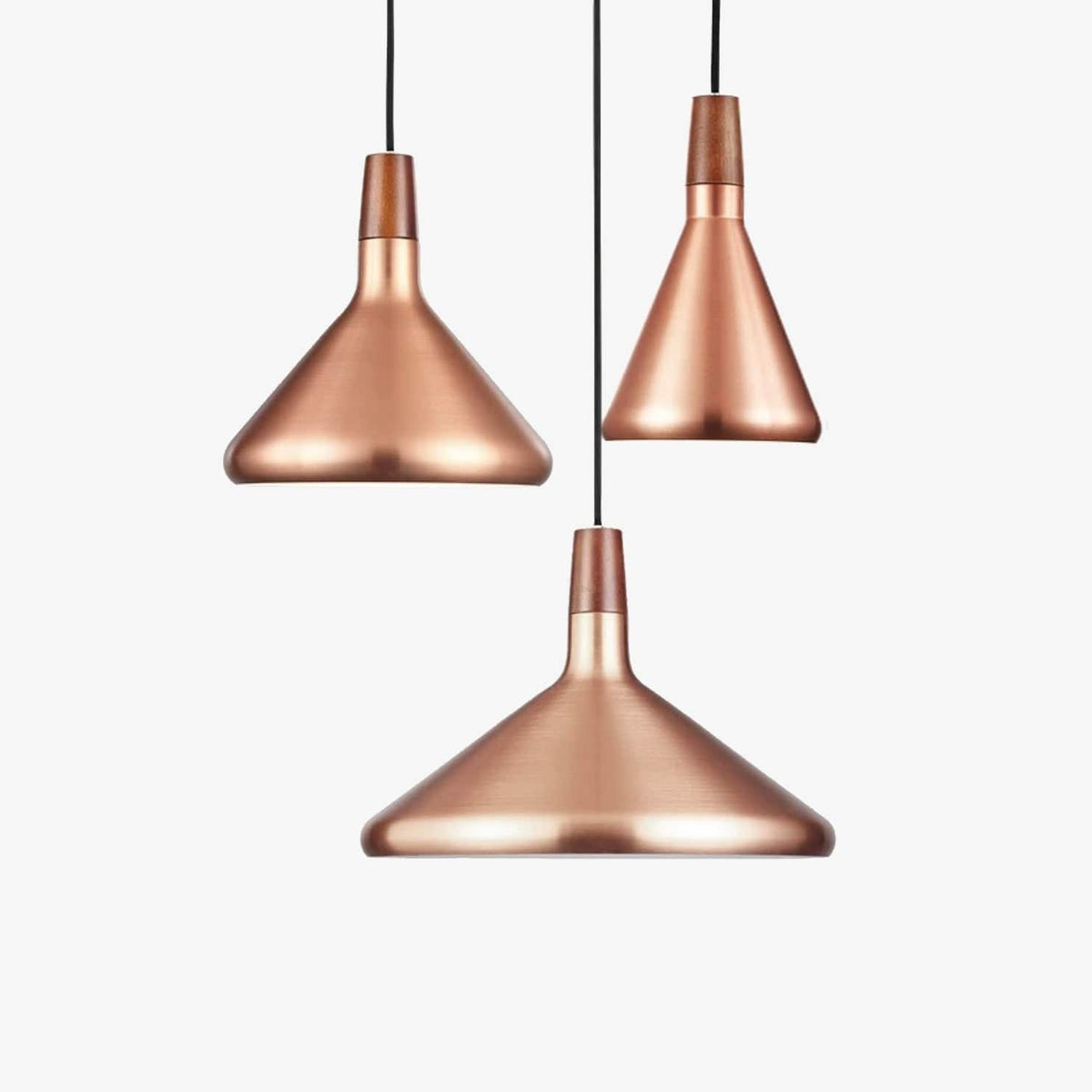 Suspension Chromée en Aluminium et Bronze. | Marco Lucetti