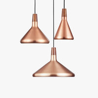 Suspension Chromée en Aluminium et Bronze. | Marco Lucetti