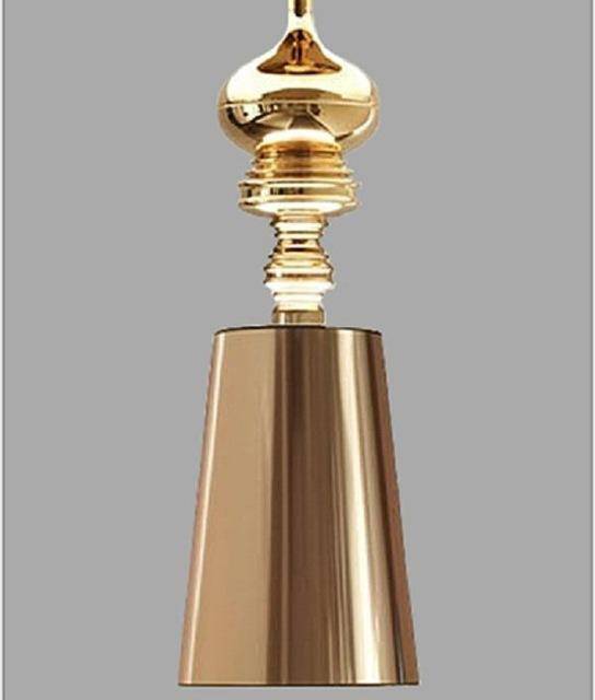 Suspension chromée rétro Fashion | Marco Lucetti Doré - Big