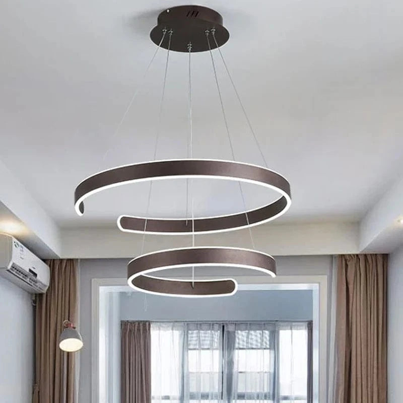 Suspension Circlet Light : alliage en aluminium acrylique LED | Marco Lucetti