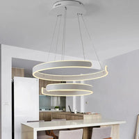 Suspension Circlet Light : alliage en aluminium acrylique LED | Marco Lucetti