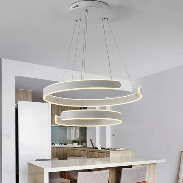 Suspension Circlet Light : alliage en aluminium acrylique LED | Marco Lucetti