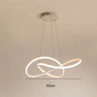 Suspension circulaire au design nordique et minimaliste | Marco Lucetti 50 cm blanc / Chaud