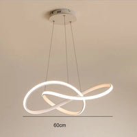 Suspension circulaire au design nordique et minimaliste | Marco Lucetti 60 cm blanc / Chaud