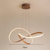 Suspension circulaire au design nordique et minimaliste | Marco Lucetti Café 70 cm / Chaud