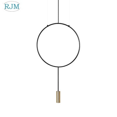 Suspension Circulaire Créative de Styliste Nordique - Collection Métal Postmoderne | Marco Lucetti