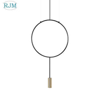 Suspension Circulaire Créative de Styliste Nordique - Collection Métal Postmoderne | Marco Lucetti