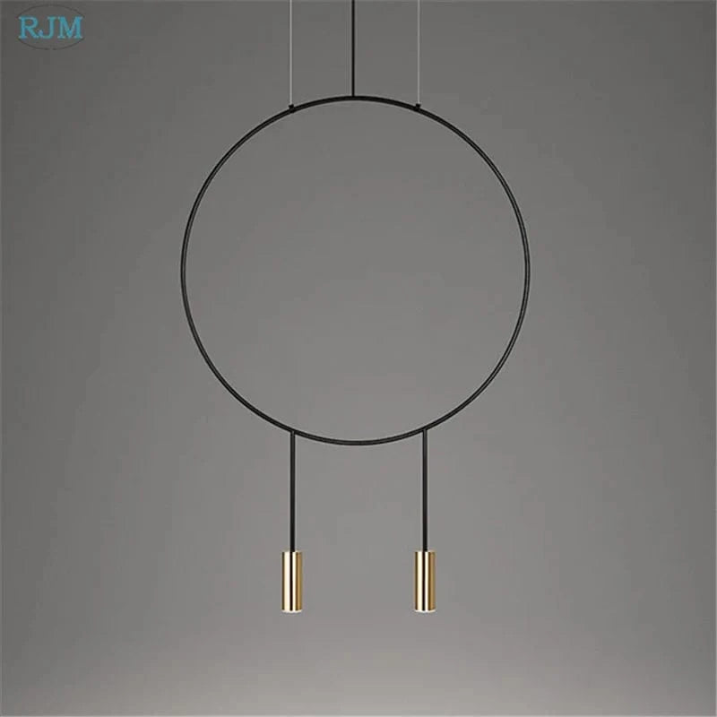 Suspension Circulaire Créative de Styliste Nordique - Collection Métal Postmoderne | Marco Lucetti