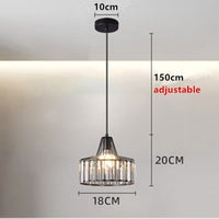 Suspension Cloarec en verre ambré | Marco Lucetti Noir - S