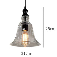 Suspension Cloche en Verre Colorée | Marco Lucetti