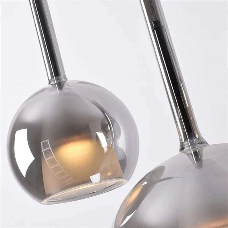 Suspension Cloche LED Grise Fumée | Marco Lucetti