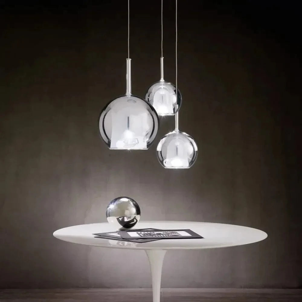 Suspension Cloche LED Grise Fumée | Marco Lucetti