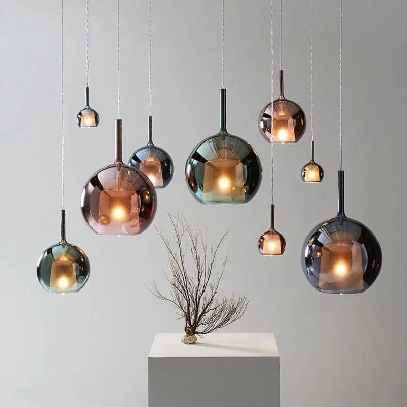 Suspension Cloche LED Grise Fumée | Marco Lucetti