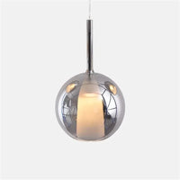 Suspension Cloche LED Grise Fumée | Marco Lucetti Gris fumée / Diamètre 15cm
