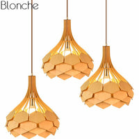 Suspension colorée Wooden Bloom | Marco Lucetti