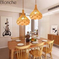 Suspension colorée Wooden Bloom | Marco Lucetti