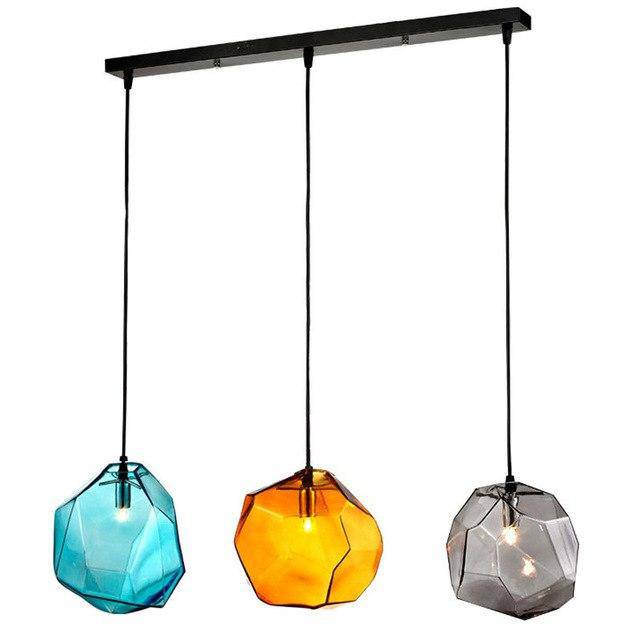 Suspension Colorful Crystal Design | Marco Lucetti Multicolore - Base longue / 18cm