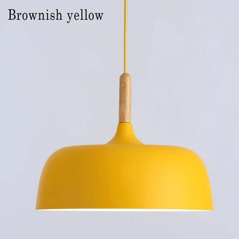 Suspension ColorWave | Marco Lucetti Jaune brunâtre / 48 cm / Noir