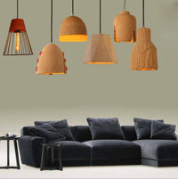 Suspension Concrete en céramique terracotta | Marco Lucetti