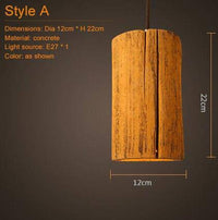 Suspension Concrete en céramique terracotta | Marco Lucetti A