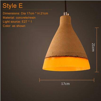 Suspension Concrete en céramique terracotta | Marco Lucetti E