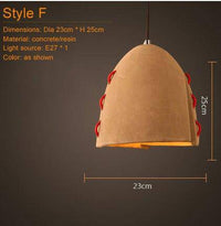 Suspension Concrete en céramique terracotta | Marco Lucetti F