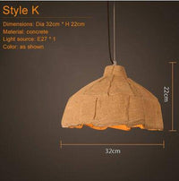 Suspension Concrete en céramique terracotta | Marco Lucetti K