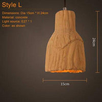 Suspension Concrete en céramique terracotta | Marco Lucetti L