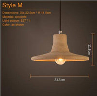 Suspension Concrete en céramique terracotta | Marco Lucetti M