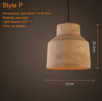 Suspension Concrete en céramique terracotta | Marco Lucetti P