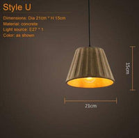 Suspension Concrete en céramique terracotta | Marco Lucetti T