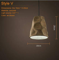 Suspension Concrete en céramique terracotta | Marco Lucetti U