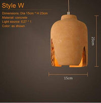 Suspension Concrete en céramique terracotta | Marco Lucetti V