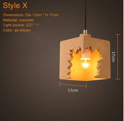 Suspension Concrete en céramique terracotta | Marco Lucetti W