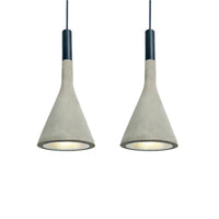 Suspension cône effet ciment - Aplomb | Marco Lucetti