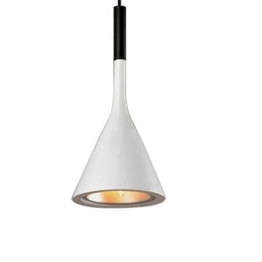 Suspension cône effet ciment - Aplomb | Marco Lucetti Blanc