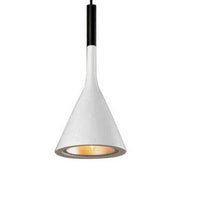 Suspension cône effet ciment - Aplomb | Marco Lucetti Blanc