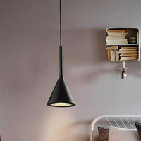 Suspension cône effet ciment - Aplomb | Marco Lucetti Noir