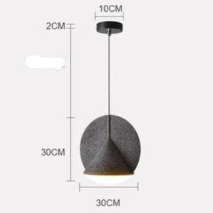 Suspension cône métal coloré LED | Marco Lucetti Gris