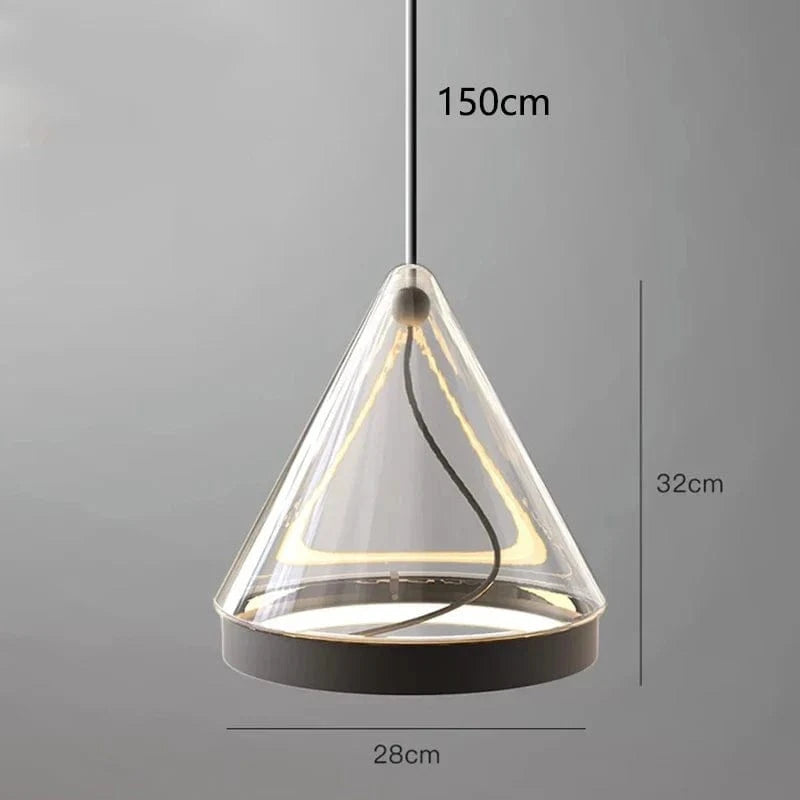 Suspension Conico Design Moderne pour éclairage intérieur | Marco Lucetti A 1 tête 1 / Blanc froid