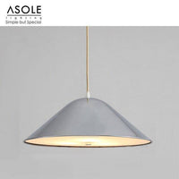 Suspension conique design, couleur moderne | Marco Lucetti Gris