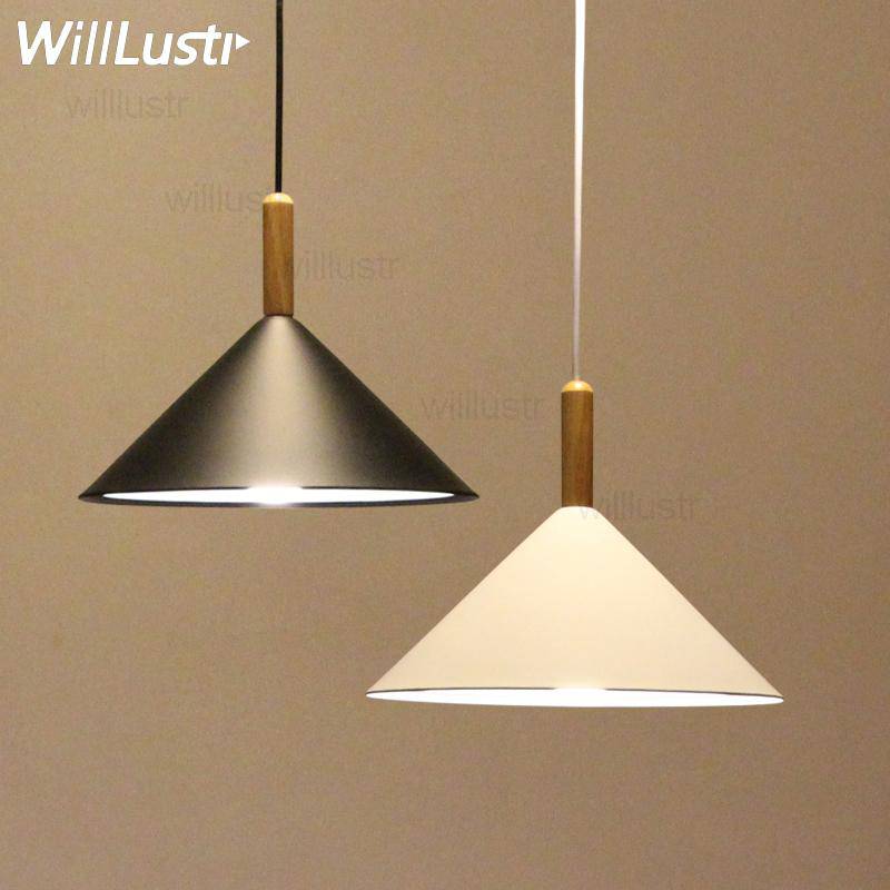 Suspension Conique en Aluminium et Bois | Marco Lucetti