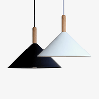 Suspension Conique en Aluminium et Bois | Marco Lucetti