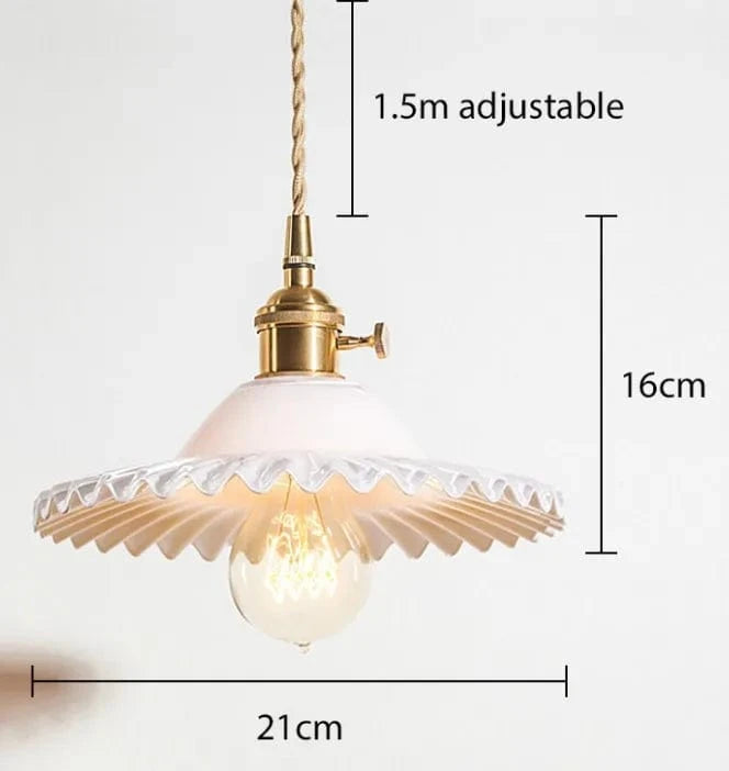 Suspension conique en verre contemporaine Edison. | Marco Lucetti Blanc