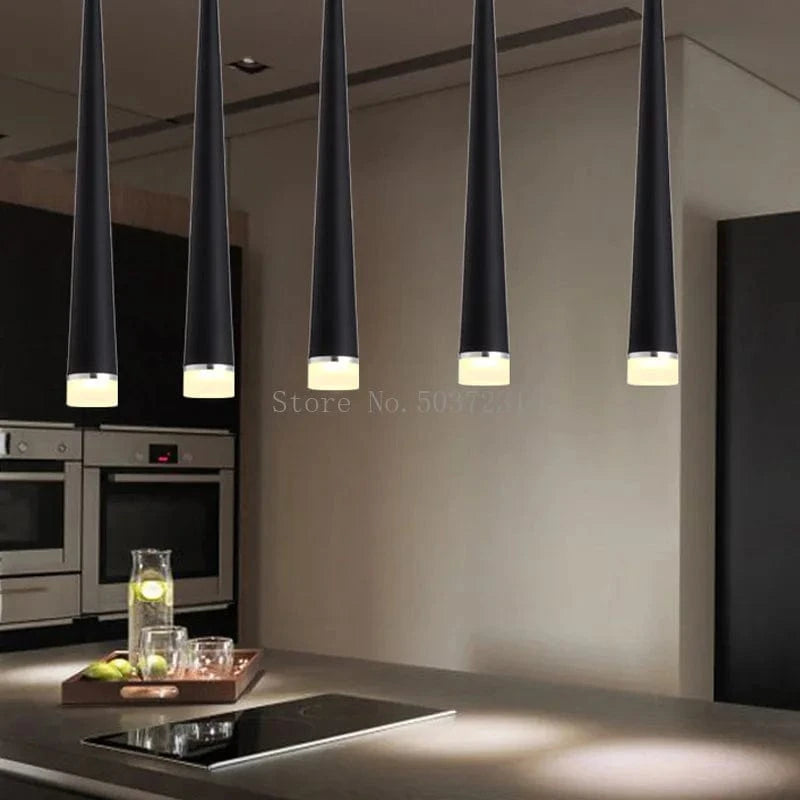 Suspension conique LED Design pour plafond avec décor artistique | Marco Lucetti