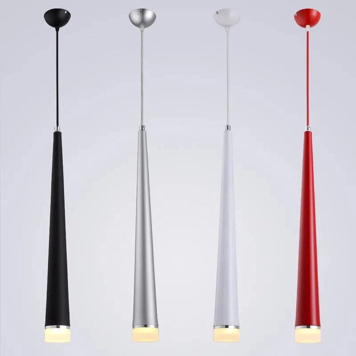 Suspension conique LED Design pour plafond avec décor artistique | Marco Lucetti BLANC / Blanc chaud